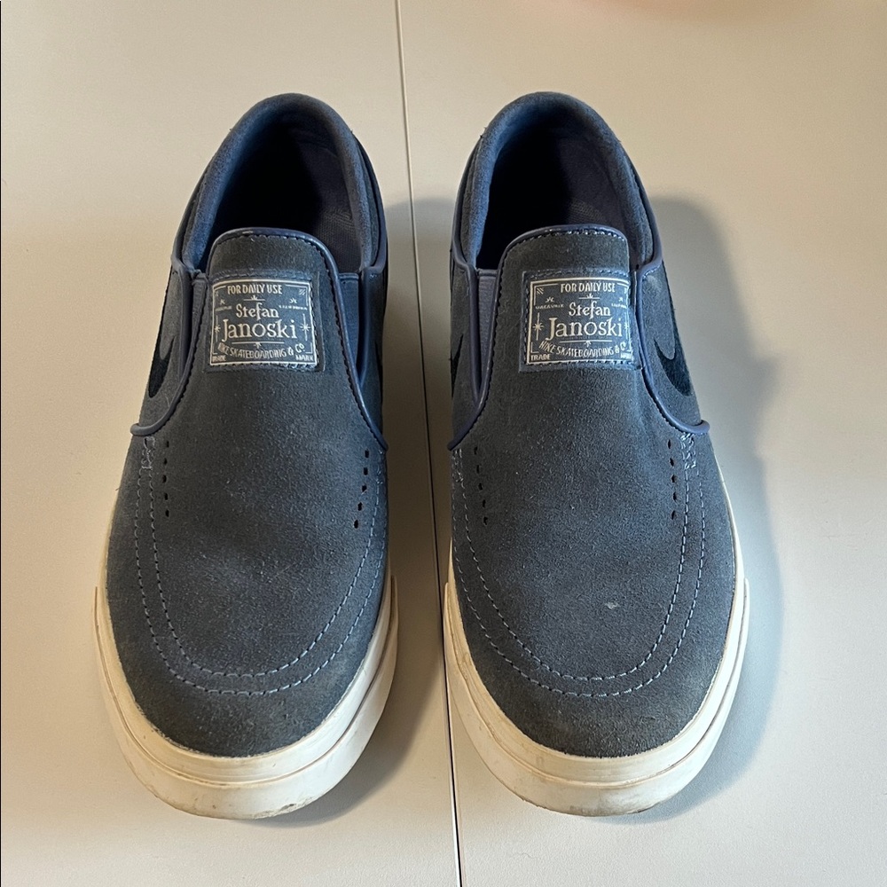 Nike Stefan Janoski Men's Navy Slip-On Sneakers
